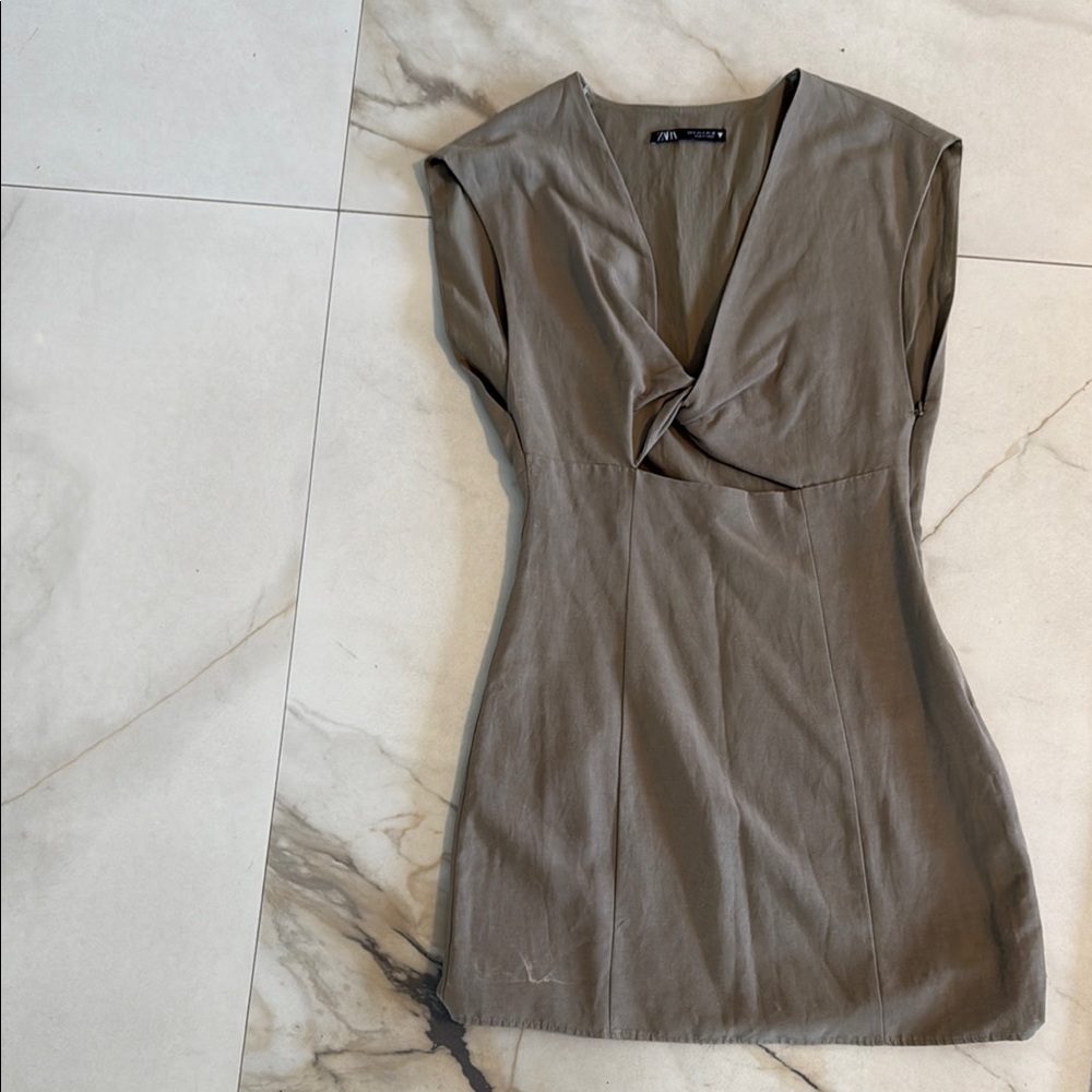 Zara Olive Mini Dress